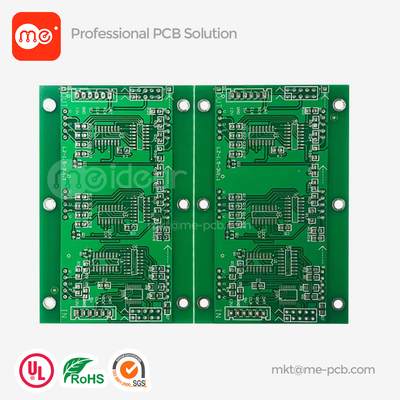 Black Soldermask PCB Printed Circuit Board PCB FR4 PCB Board zwei Schichten PCB Prototyp