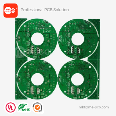 FR4 2L-PCB mit weißer Lötmaske OSP Hochleistungs-LED-Straßenlicht-PCB und elektronisches PCBA