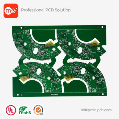 FR4 2L-PCB mit weißer Lötmaske OSP Hochleistungs-LED-Straßenlicht-PCB und elektronisches PCBA