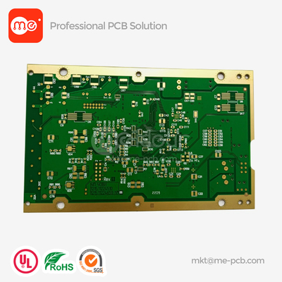 OEM-PCB-Schaltplatten-Maßservice 4L-Impedanzsteuerung mit Edge Metal Plating PCB