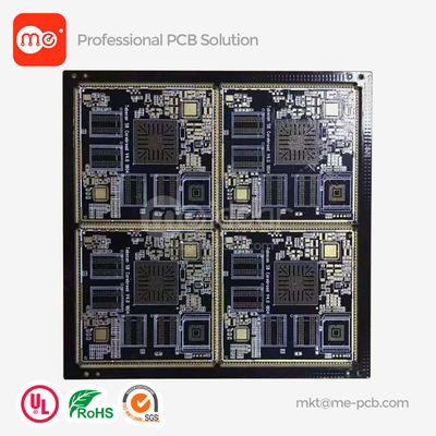 OEM-PCB-Schaltplatten-Maßservice 4L-Impedanzsteuerung mit Edge Metal Plating PCB