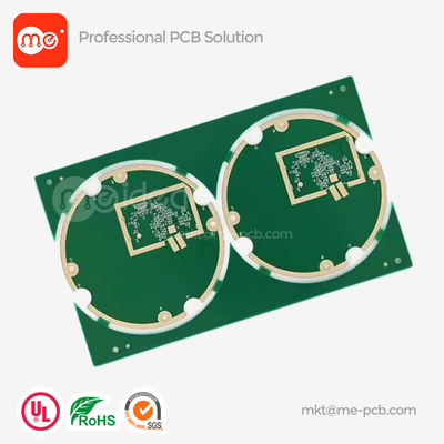 MEPCB 0,2 mm Superdünne OEM-PCB-Druckplatte FR4 Doppelseitige PCB 2L FR4 PCB