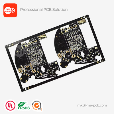 MEPCB 0,2 mm Superdünne OEM-PCB-Druckplatte FR4 Doppelseitige PCB 2L FR4 PCB