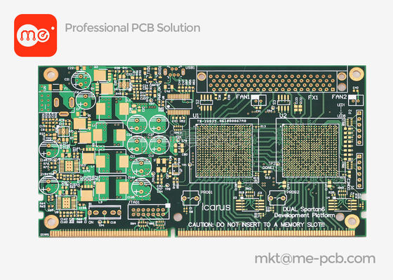 Custom Gold Finger PCB Mehrschicht-HDI-PCB-Board Dienstleistung für Computer-PC-Controller