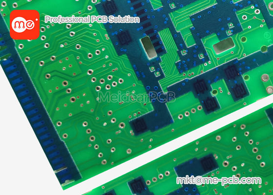Elektronikkreis FR4 Doppelseitiges PCB-Board Doppelseitiges Kohlenstoff-Board mit blauem Klebstoff