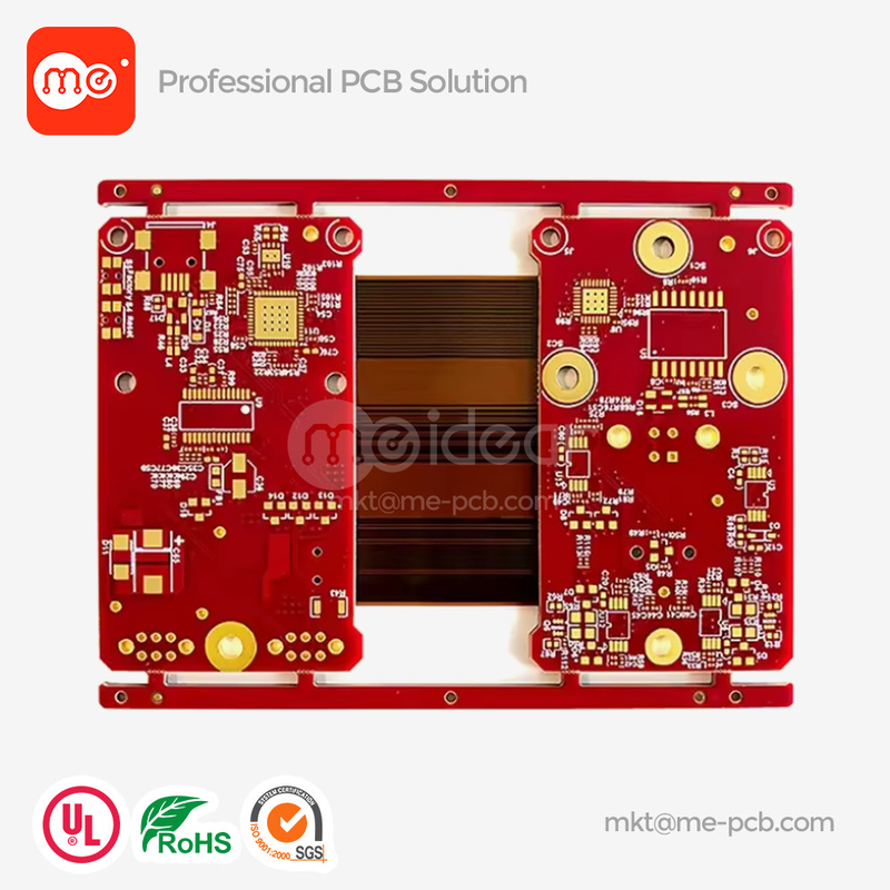 Starrflexige Leiterplatte mit Verfestigungs-PCB Gerber PCB PCB-Prototypenherstellung