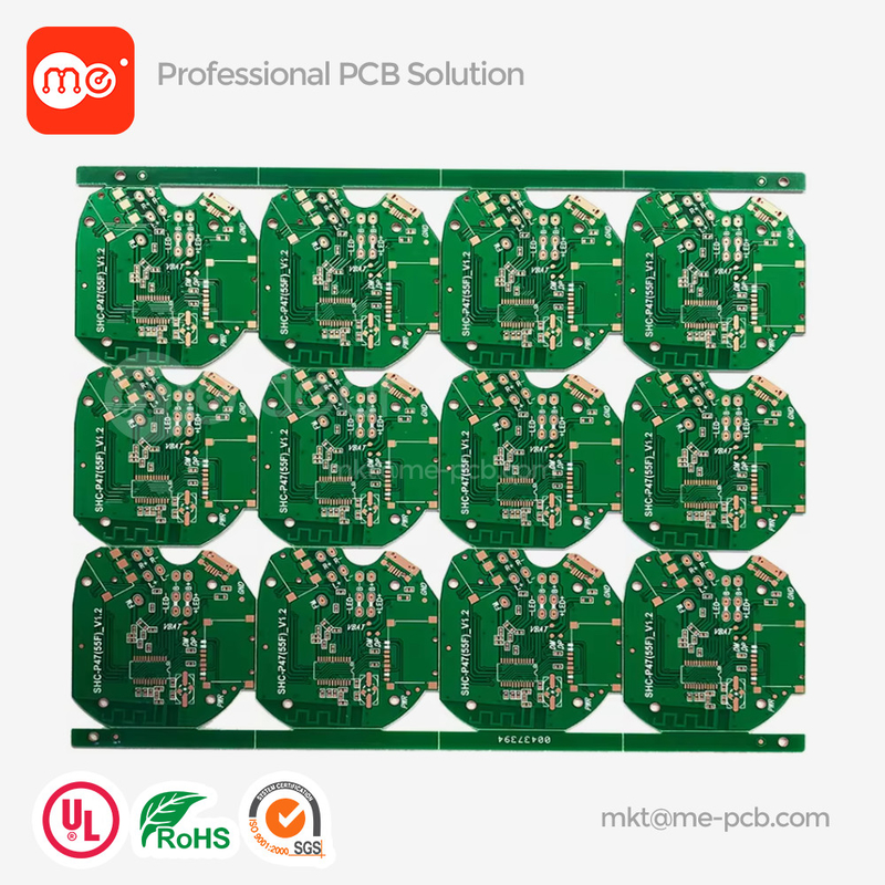 FR4 doppelseitige PCB PCB-Schaltplatten Custom Green PCB-Boards Herstellung für LED